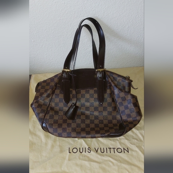 LOUIS VUITTON Damier Verona MM Tote Ba - Picture 1 of 16